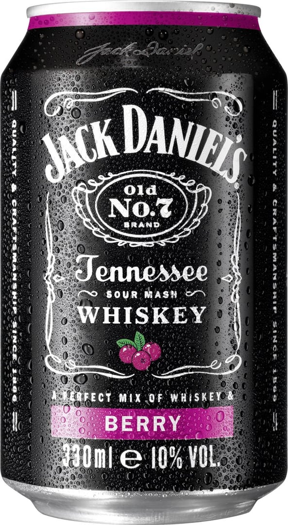 JACK DANIEL'S & Berry 10 % Vol. - 330 ml Dose