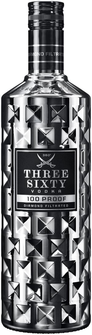 Three Sixty - Vodka 100 % Proof 50 % Vol. - 0,70 l Flasche