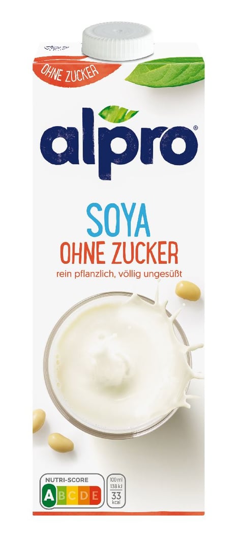 Alpro - alpro Soyadrink Ungesüsst ohne Salz & Zucker 1 l Packung