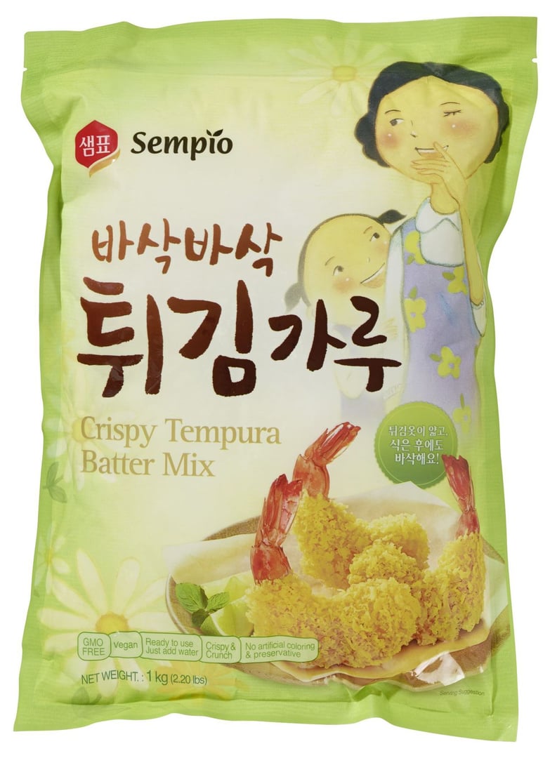 Sempio - Backmischung für Tempura Gerichte 10 x 1 kg Packungen