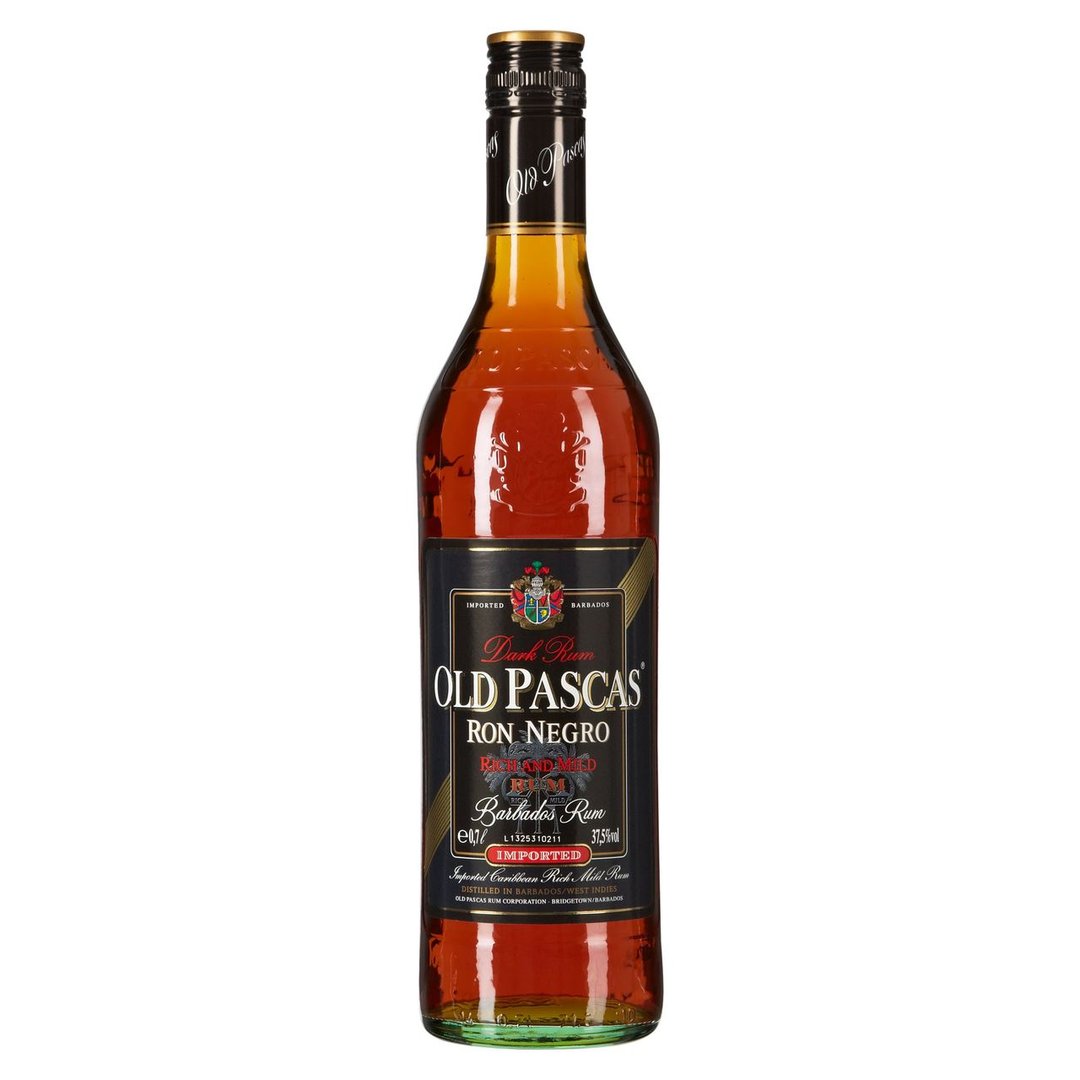 Old Pascas - Dark Rum 37,5 % Vol. 6 x 0,7 l Flaschen