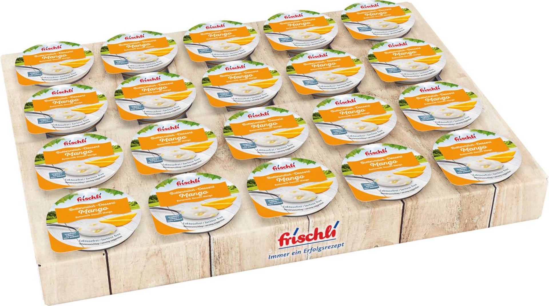 Frischli - Buttermilch-Dessert Mango - 85 g Becher