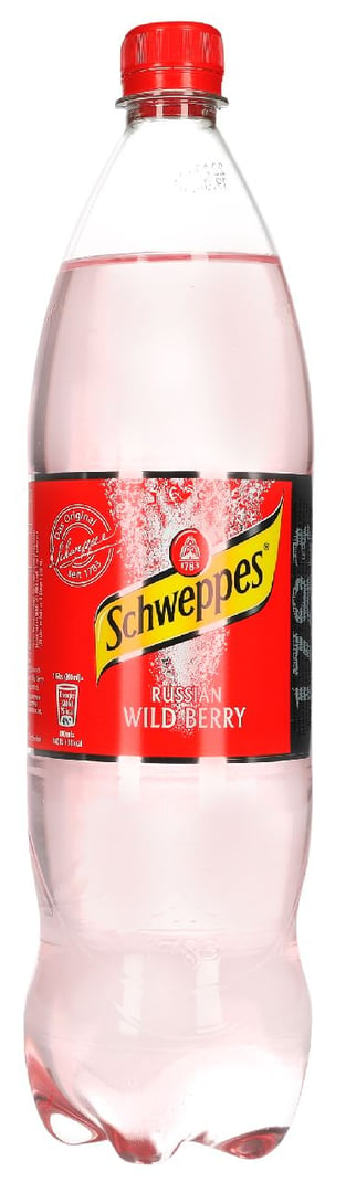 Schweppes - Russian Wild Berry PET - 1,25 l Flasche