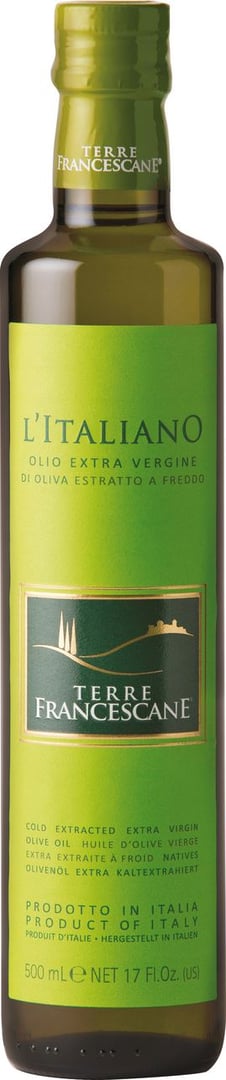 Terre Francescane - Italienisches Olvenöl extra virgin - 500 ml Flasche