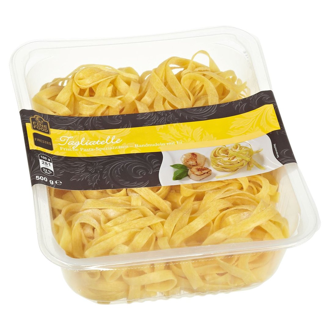 Tressini - Fine Food Finestro Tagliatelle Bandnudeln, 6 mm 500 g Packung
