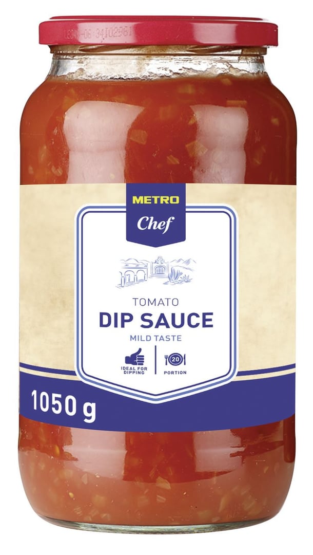 METRO Chef - Tomato Dip Sauce Medium - 1,05 kg Glas