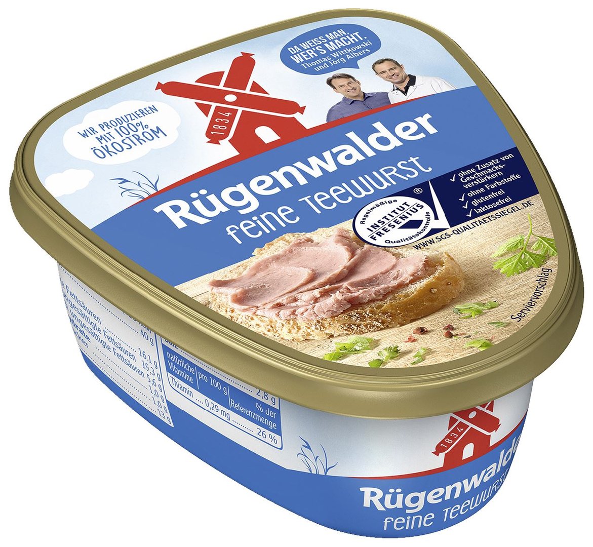 Rügenwalder Teewurst - fein - 125 g Becher
