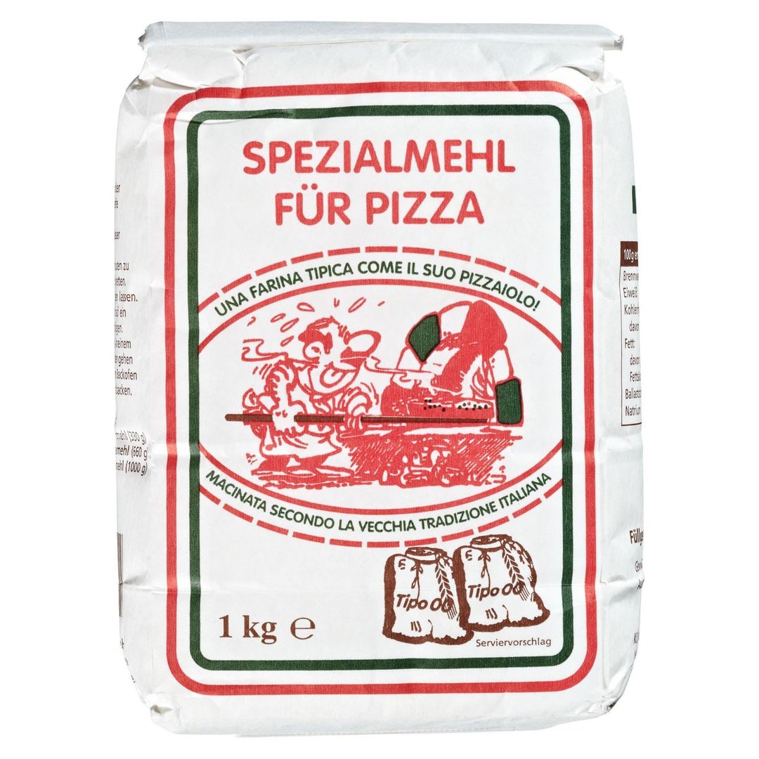 FRIEßINGER MÜHLE - Spezialmehl für Pizza Type 00 1 kg Packung
