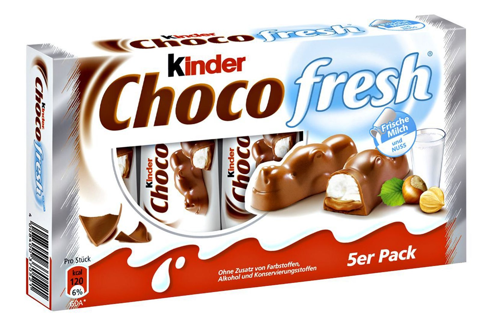 Kinder - Choco fresh 5er - 102 g Packung