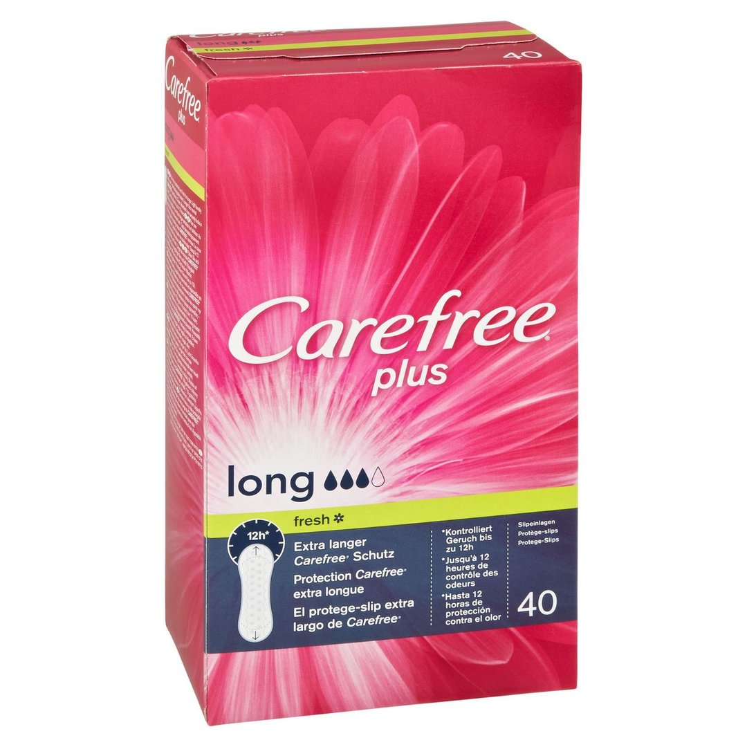 Carefree Plus Long Fresh Slipeinlagen 40 Stück