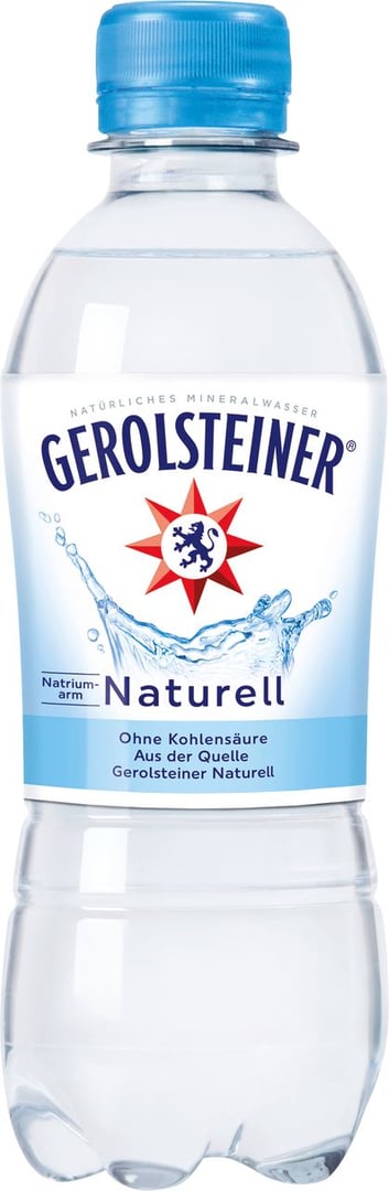 Gerolsteiner - Natürliches Mineralwasser Naturell PET - 24 x 0,33 l Flaschen
