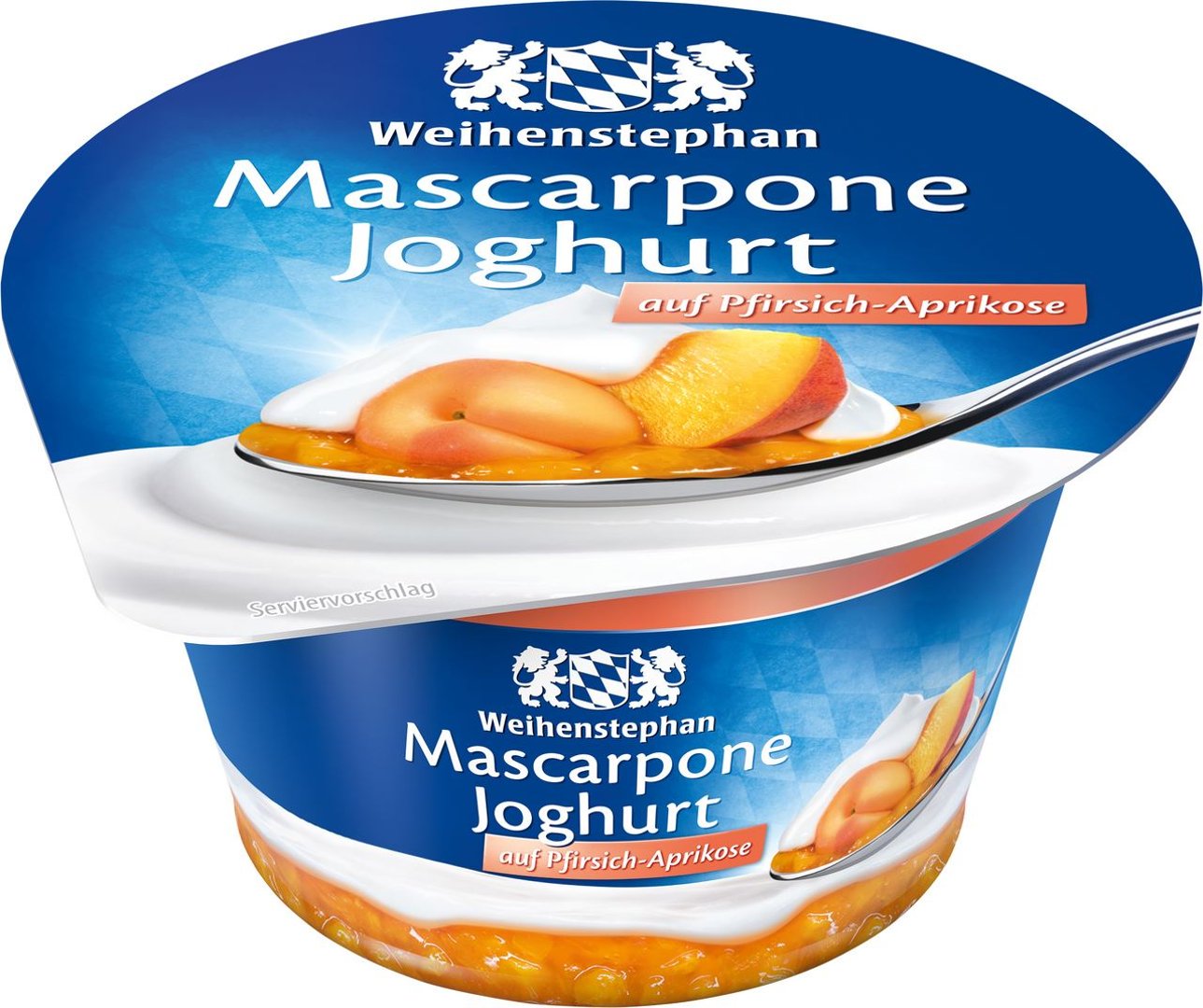 Weihenstephan - Joghurt Mascarpone Pfirsisch-Apriko - 150 g Becher