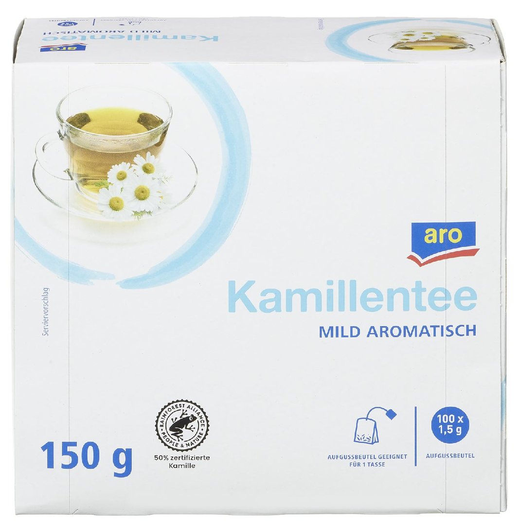 aro - Tee Kamille 100 Beutel - 150 g Faltschachtel
