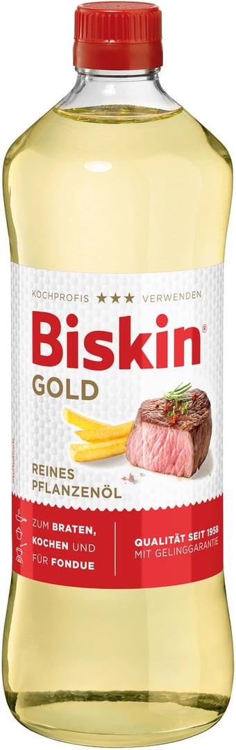 Biskin - Pflanzenöl - 12 x 750 ml Palette
