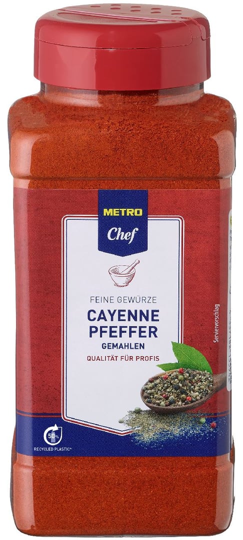 METRO Chef - Cayennepfeffer gemahlen - 390 g Dose