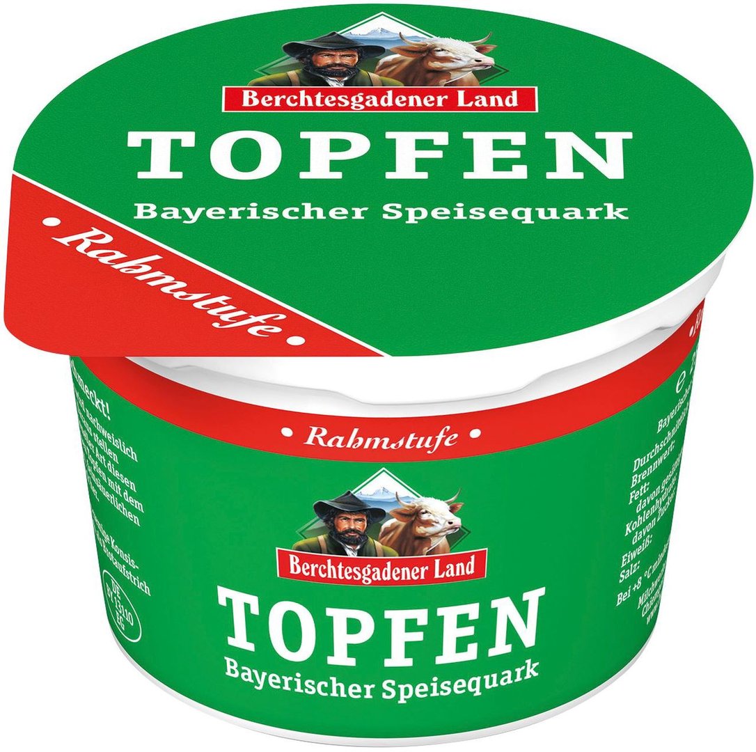 Berchtesgadener Land - Topfenquark Rahmstufe 14,5 % Fett - 1 x 250 g Becher
