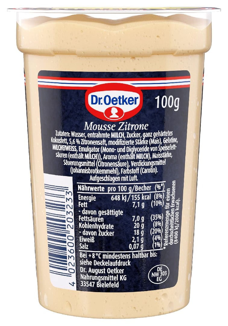 Dr. Oetker - Mousse - 100 g Becher