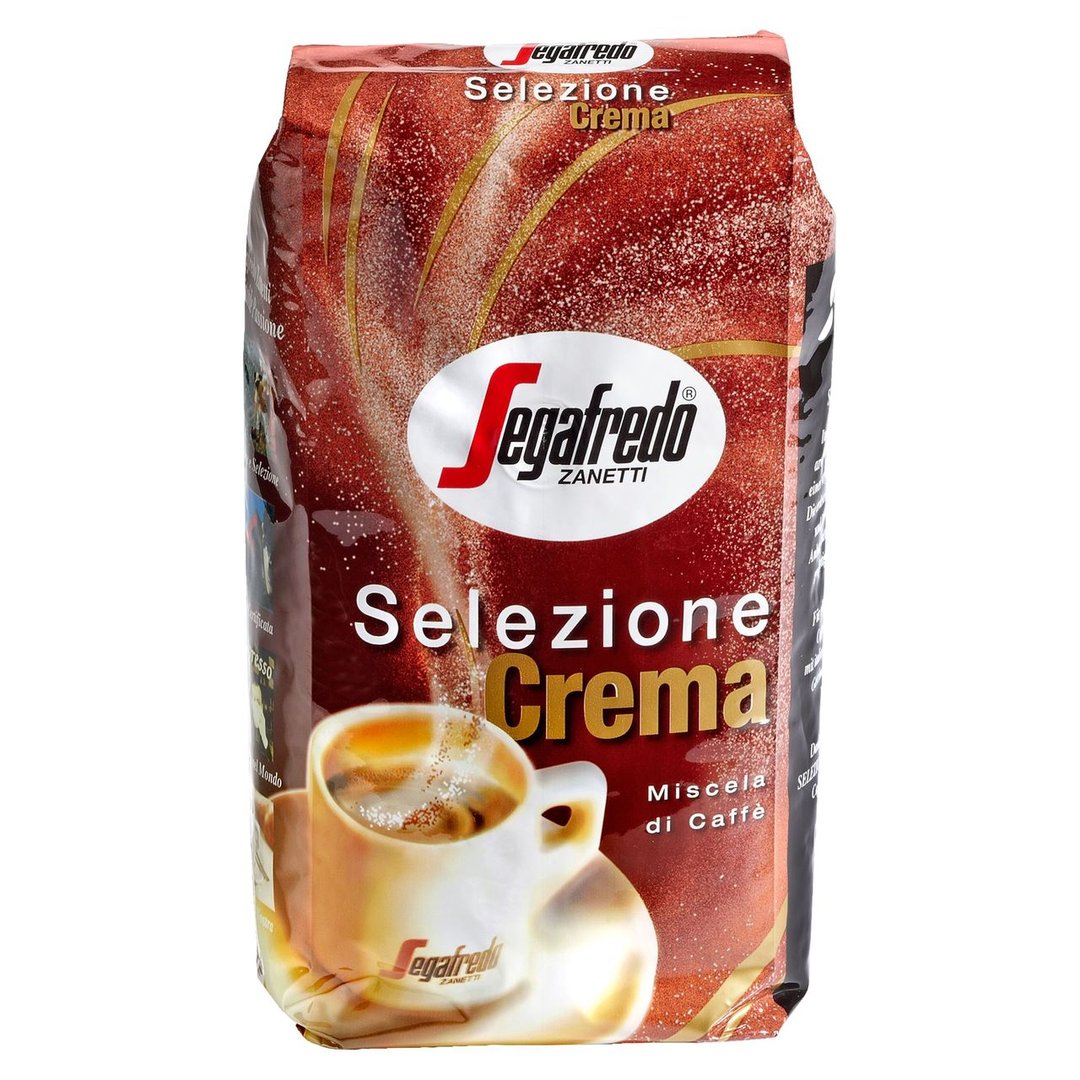 Segafredo Selezione Crema ganze Bohnen - 1 x 1 kg Beutel
