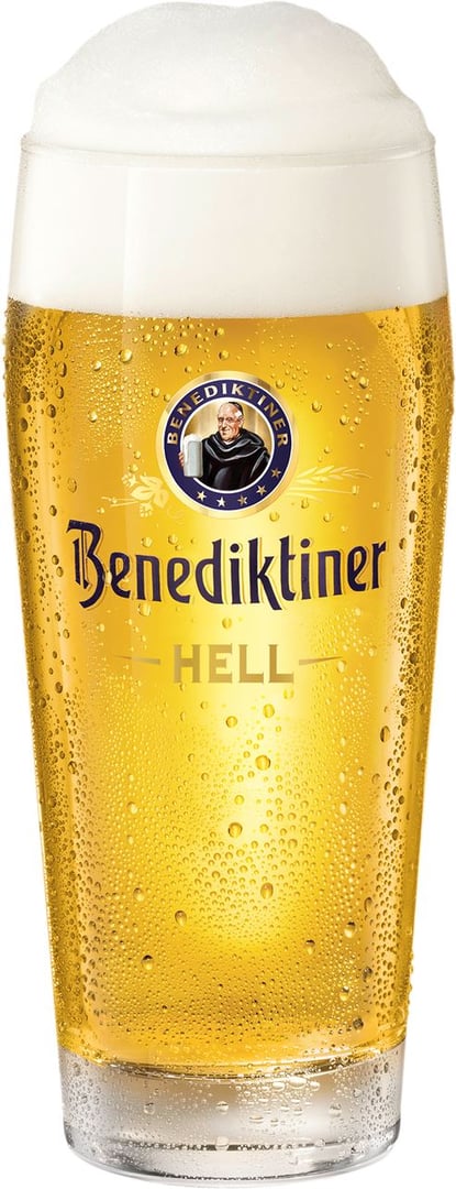 Benediktiner - Hell Glas - 20 x 0,50 l Kisten