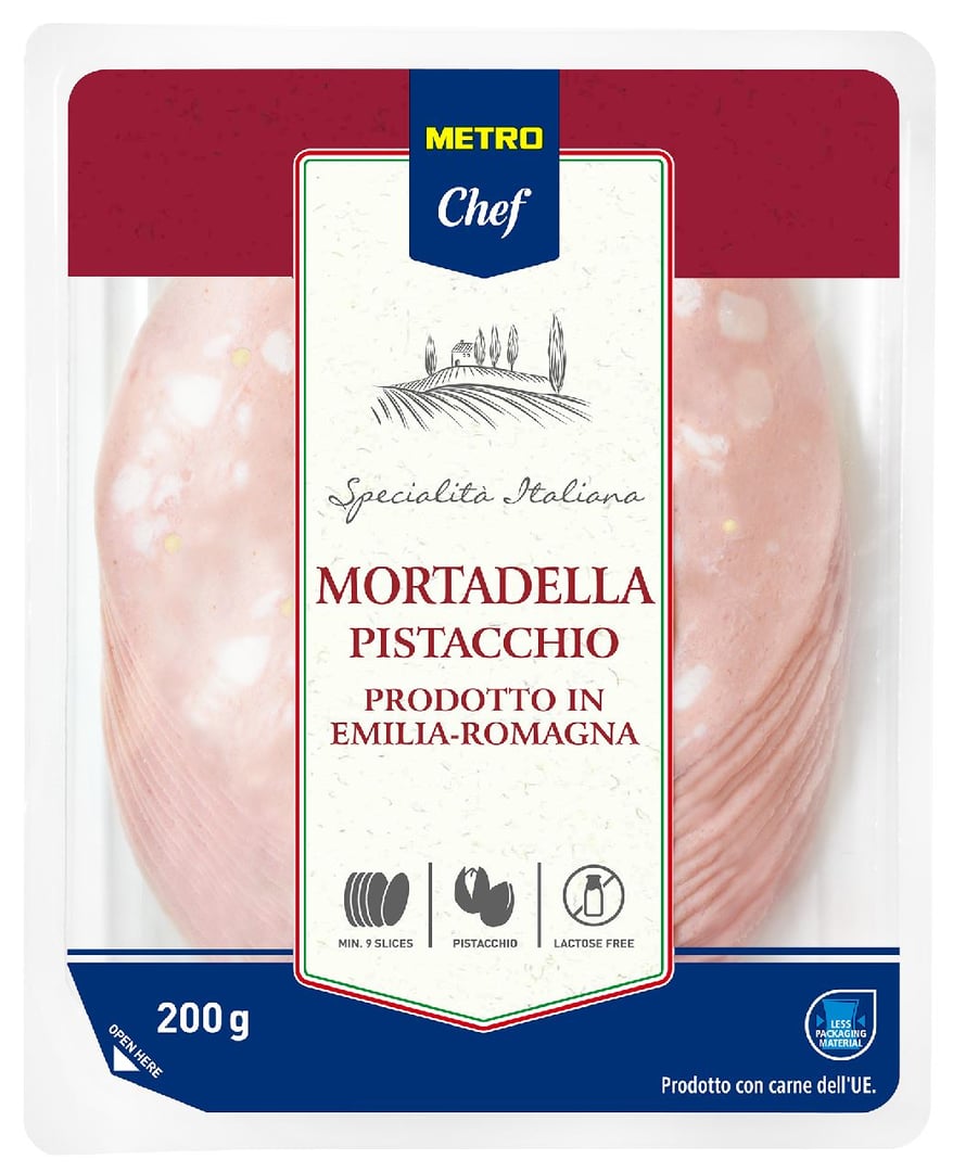 METRO Chef - Mortadella Pistazie - 200 g Packung