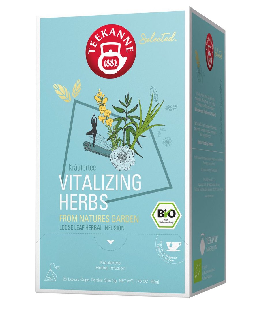 Teekanne - Gastro Luxury Cups Vitalizing Herbs 25 Teebeutel - 63 g Stück