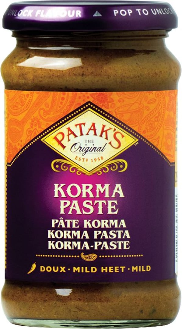 Patak's Korma Currypaste - 1 x 290 g Glas