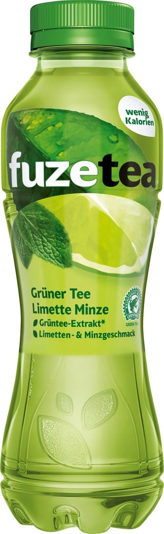 Fuze Tea - Teegetränk Limette Minze PET - 12 x 0,40 l Flaschen