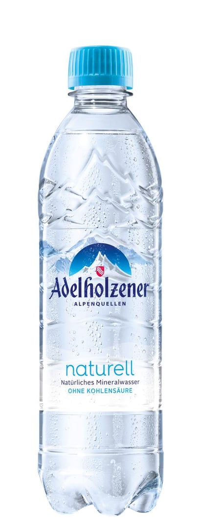 Adelholzener - Mineralwasser Naturelle 0,5 l Flasche