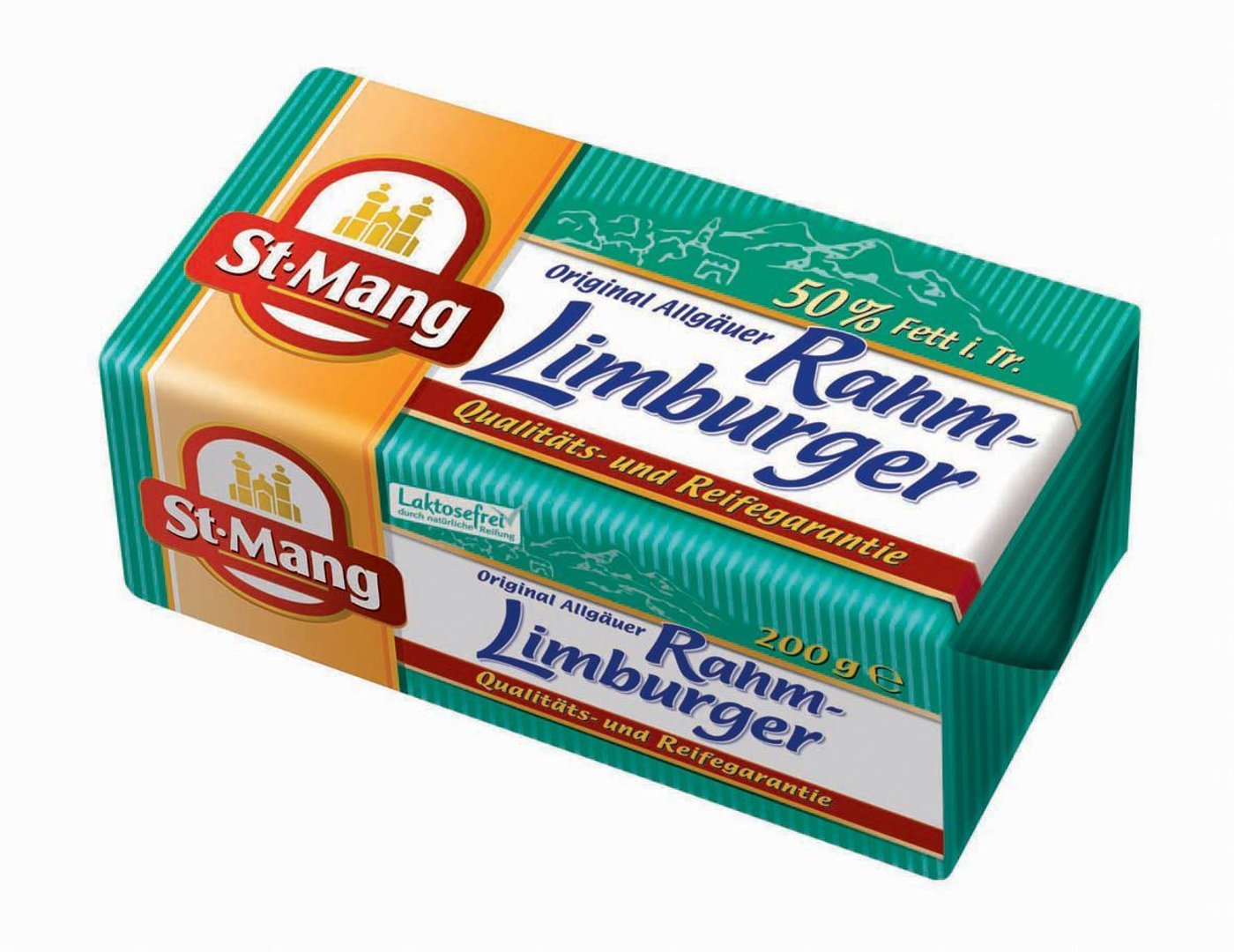 St. Mang - Original Allgäurer Rahm-Limburger 50 % Fett i. Tr. - 200 g Packung