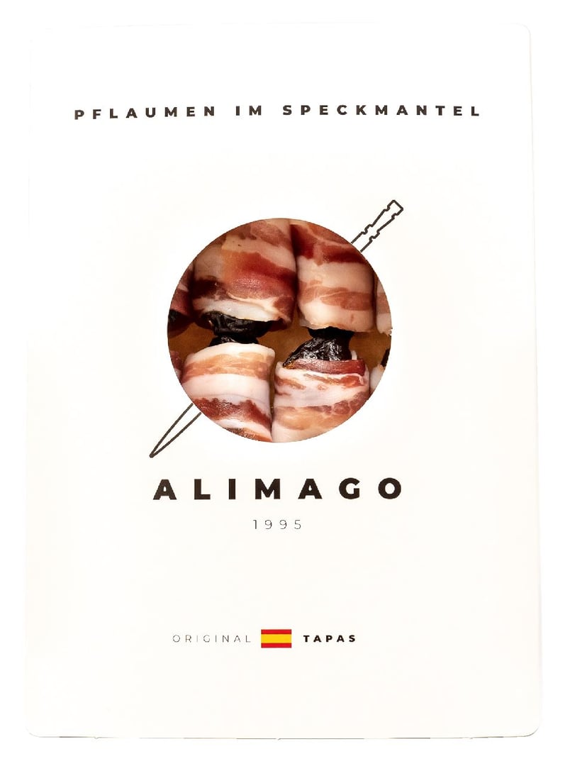 Alimago - Pflaumen im Speckmantel gekühlt 20 Stück - 270 g Packung