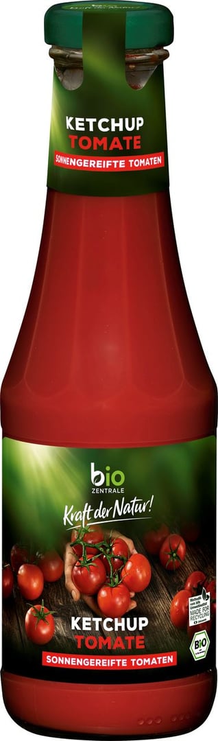 bio ZENTRALE - Tomaten Ketchup vegan - 500 ml Flasche