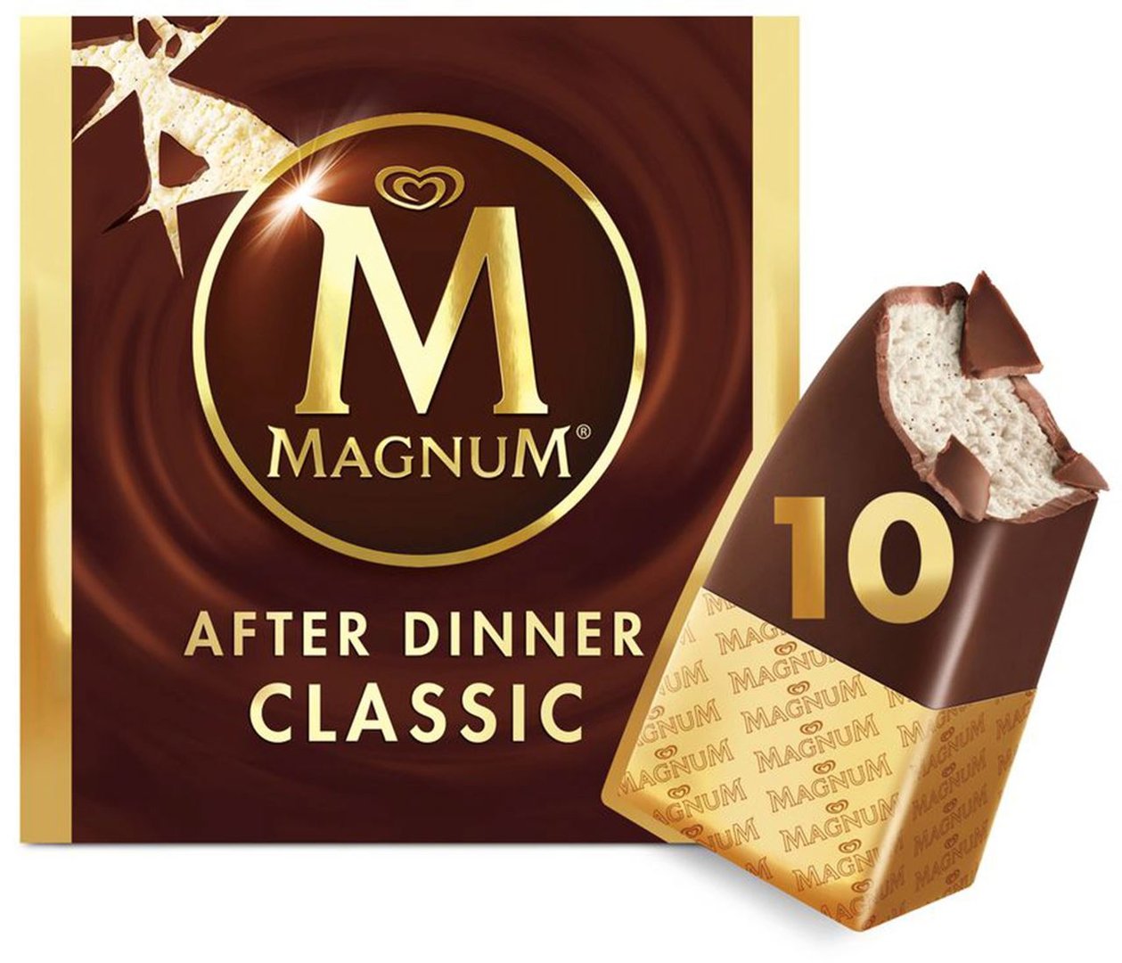 Magnum Eispralinen After Dinner Classic tiefgefroren 10 Stück à 35 ml - 350 ml Schachtel