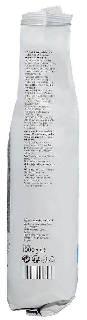 RIOBA - Kakao Milk zum mixen mit Milch - 1 kg Beutel