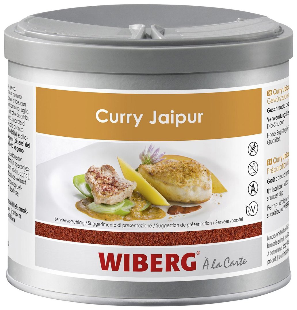 Wiberg - Curry Jaipur Gewürzzubereitung kräftig rot - 250 g Dose