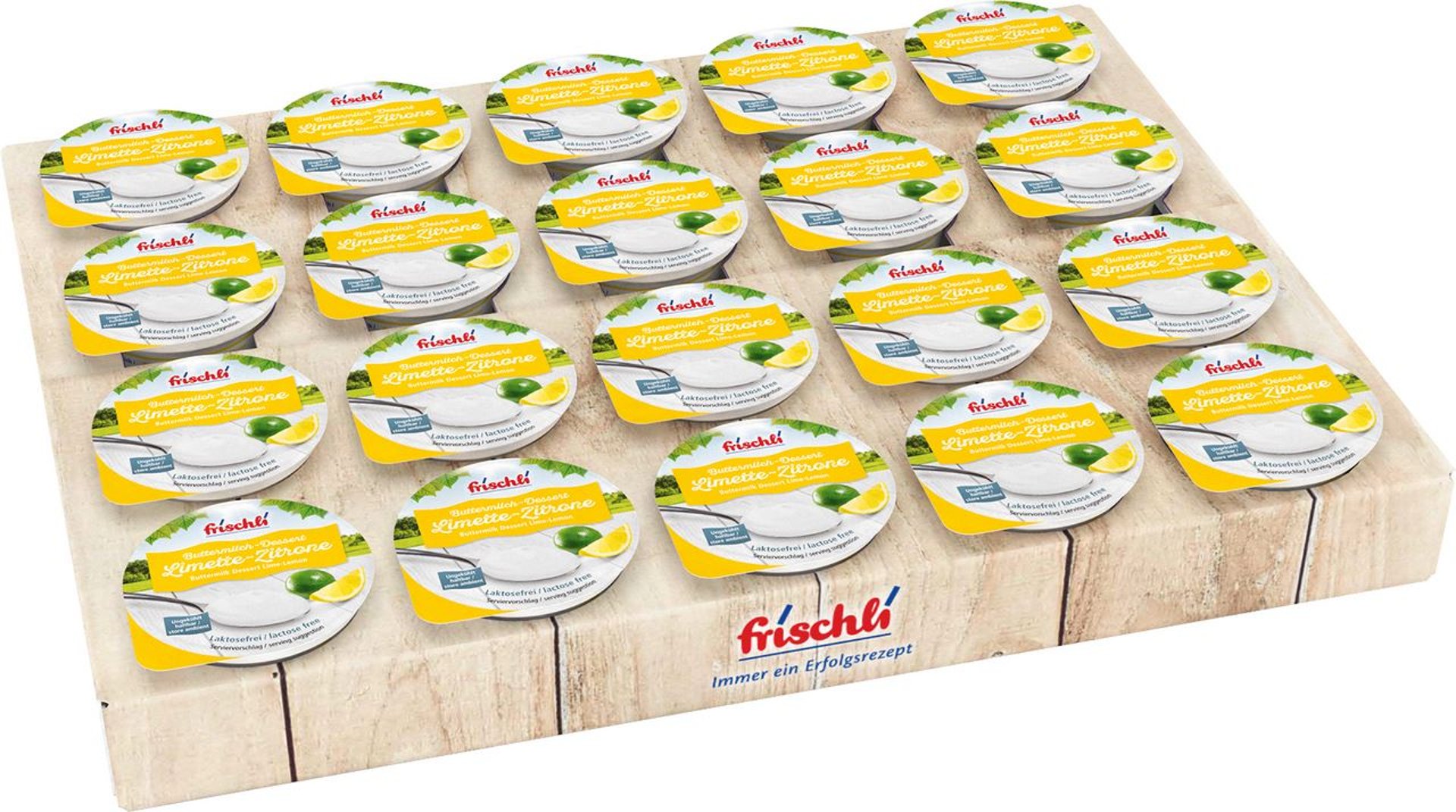 Frischli - Buttermilch-Dessert Limette-Zitrone - 85 g Becher