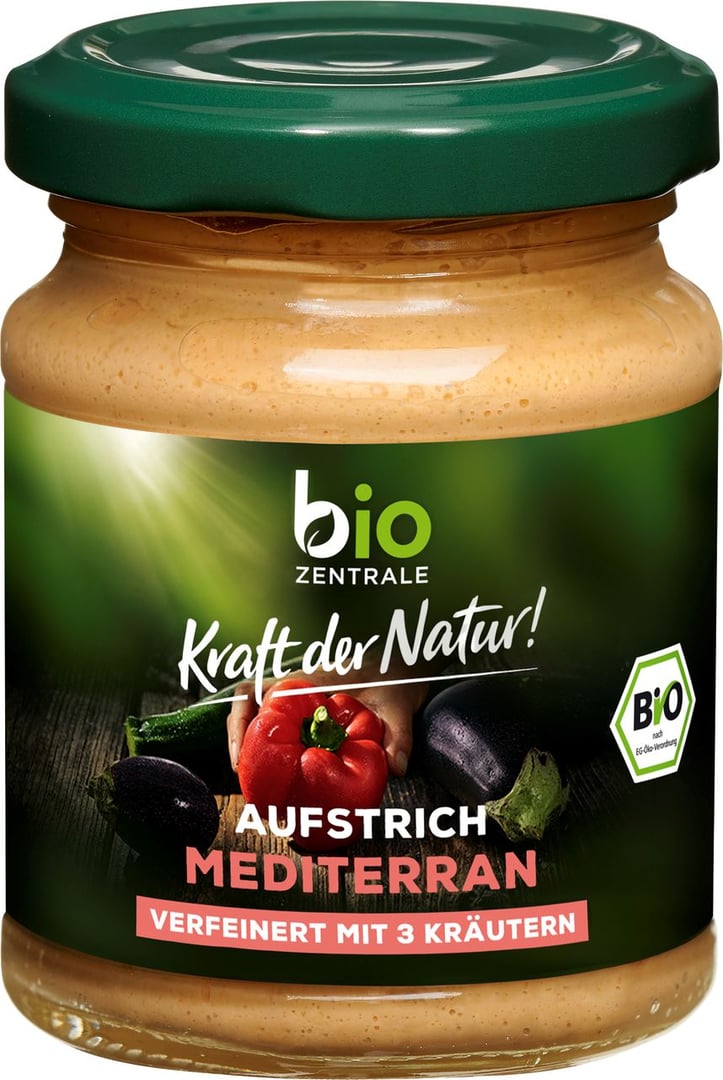 bio ZENTRALE - Brotaufstrich Mediterran vegan - 125 g Beutel