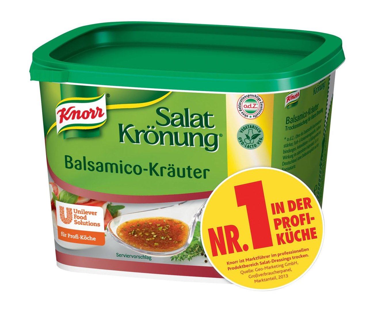 Knorr - Salat Krönung Balsamico Kräuter 6 x 500 g Dosen
