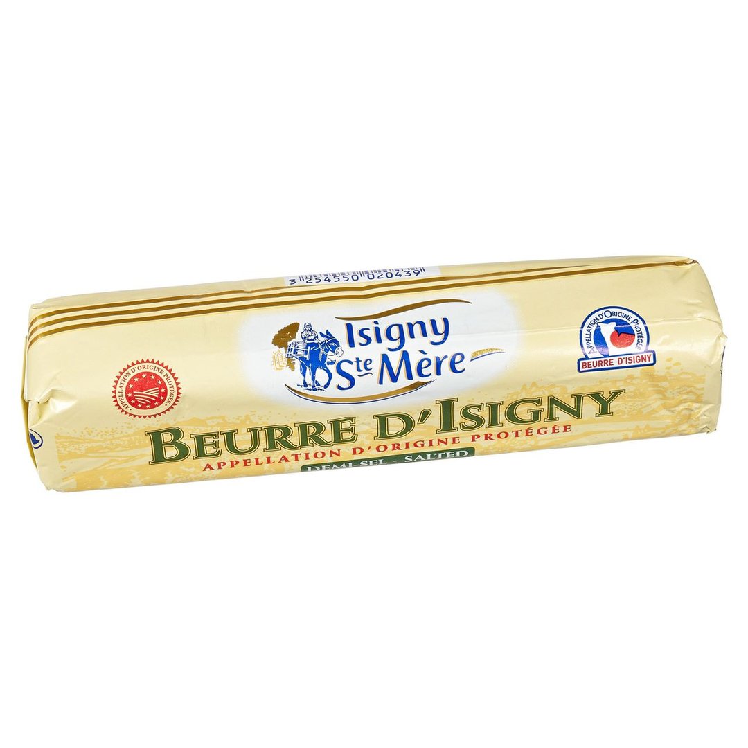 Isigny Sainte Mère - gesalzene Butter 80 % Fett 250 g Packung