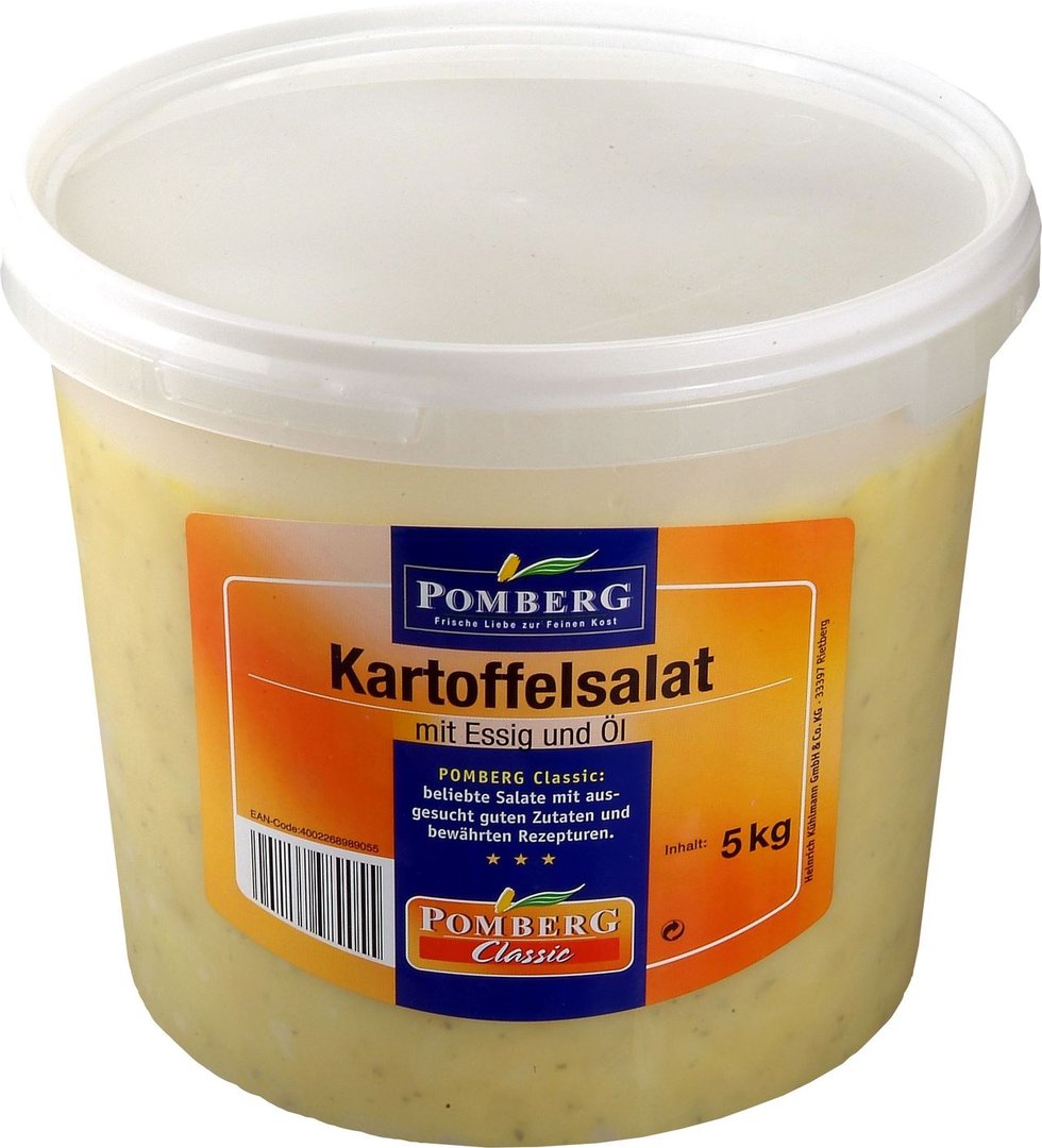 Pomberg - Kartoffelsalat mit Essig & Öl 5 kg Eimer