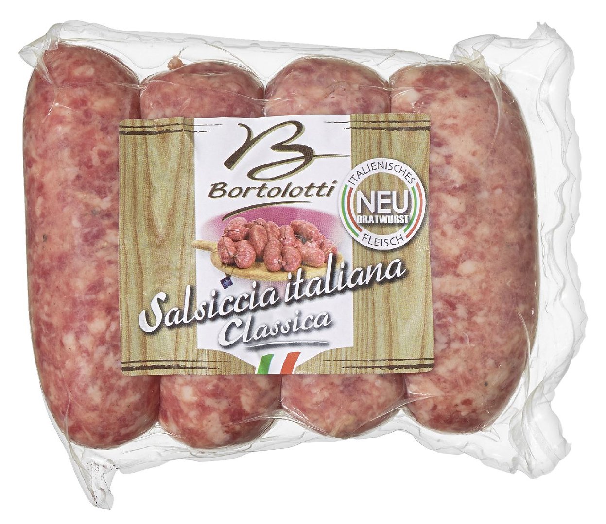 Bortolotti - Salsiccia italiana classica gekühlt vak.-verpackt - 350 g Packung