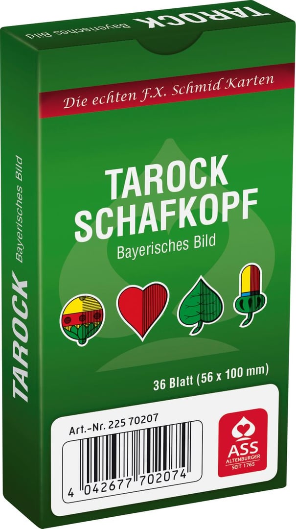 Ass Tarock / Schafkopf, bayerisches Bild