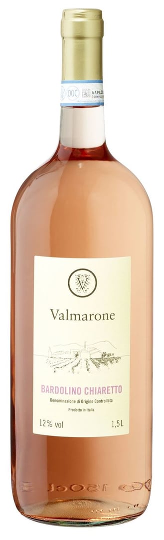 Valmarone - Bardolino Chiaretto Roséwein DOC trocken 1,5 l Flasche