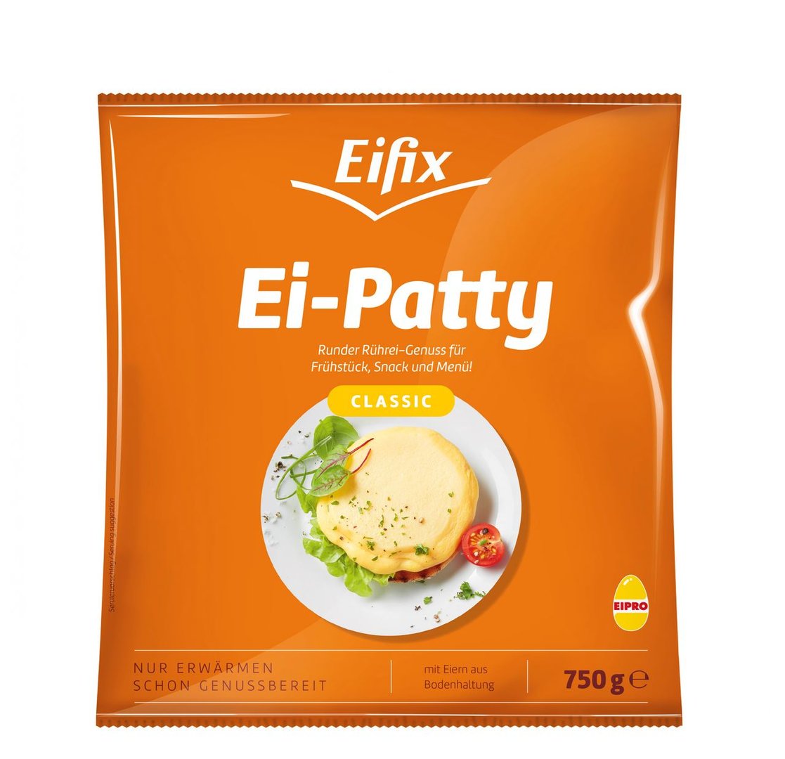Eifix - Ei-Patty Classsic ca. 10 Portionen, Rühreibratling 750 g Beutel