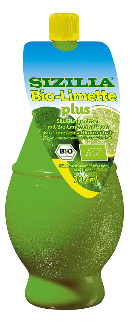 Sicilia - BIO Limette plus 20 % Fruchtgehalt - 0,20 l Flasche