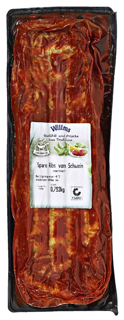 Willms - Schweine Spare Ribs BBQ