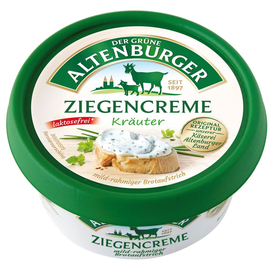 Rotkäppchen - Der Grüne Altenburger Ziegenrahm Kräuter Kräuter - 150 g Becher