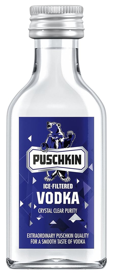 Puschkin - Vodka 37,5 % Vol- 10 ml Flasche