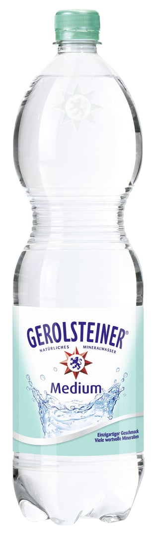 Gerolsteiner - Mineralwasser Medium 1,5 l Flasche