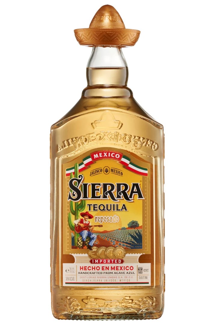 Sierra Tequila - Reposado Gold 38 % Vol. 0,7 l Flasche