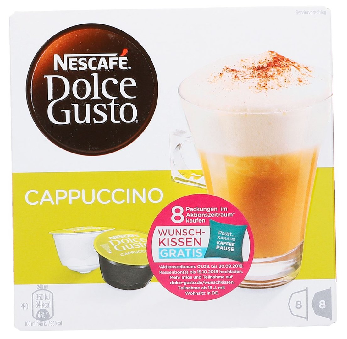 Dolce Gusto - Kaffeekapseln Cappuccino - 186 g Packung